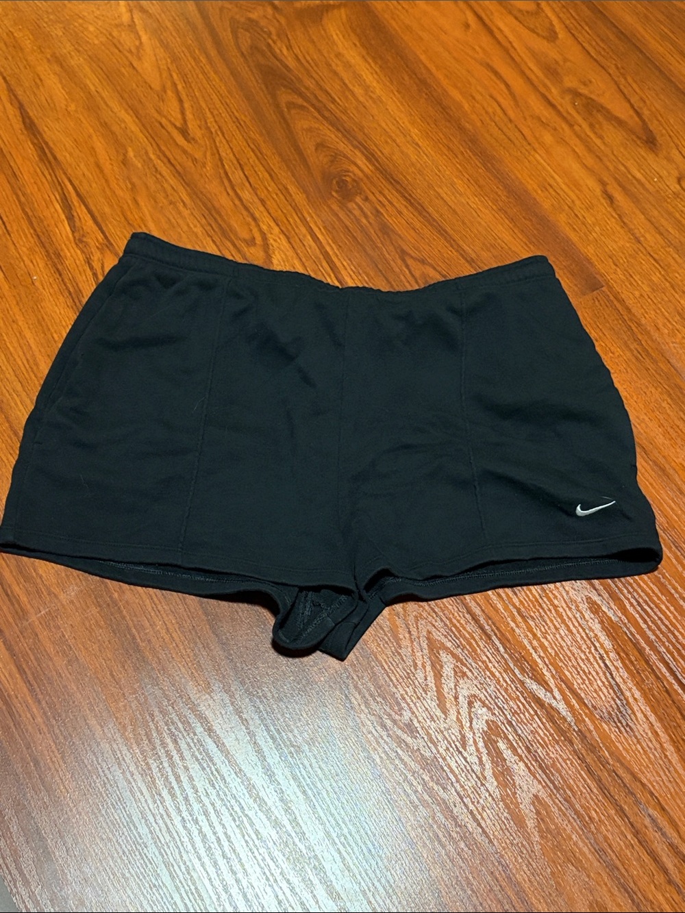 Nike Women's Black Athletic Training Shorts with Swoosh